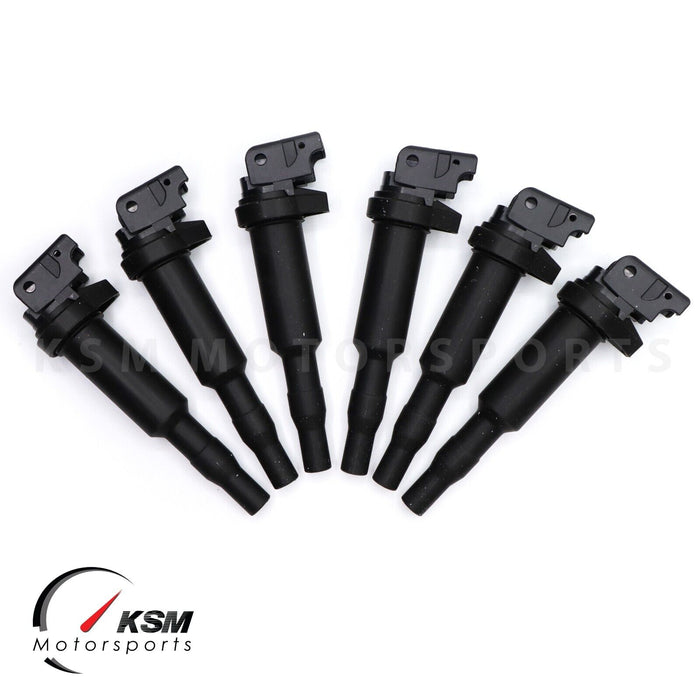 Lot de 6 bobines d'allumage OEM pour BMW mise à jour avec connecteur Boot Fit 0221504470.