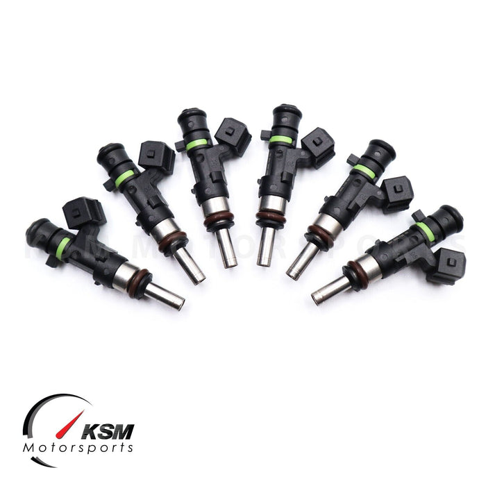 6 x Einspritzdüsen passend für Bosch 0280158123 750 cc 71 lb lange Düse EV14ST E85 