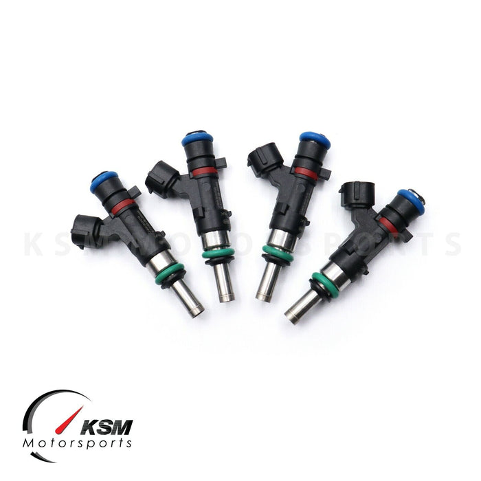 4 x 650cc EV14 Fuel Injectors fit Denso 08-15 Mitsubishi EVO 10 X 4B11 CZ4A E85