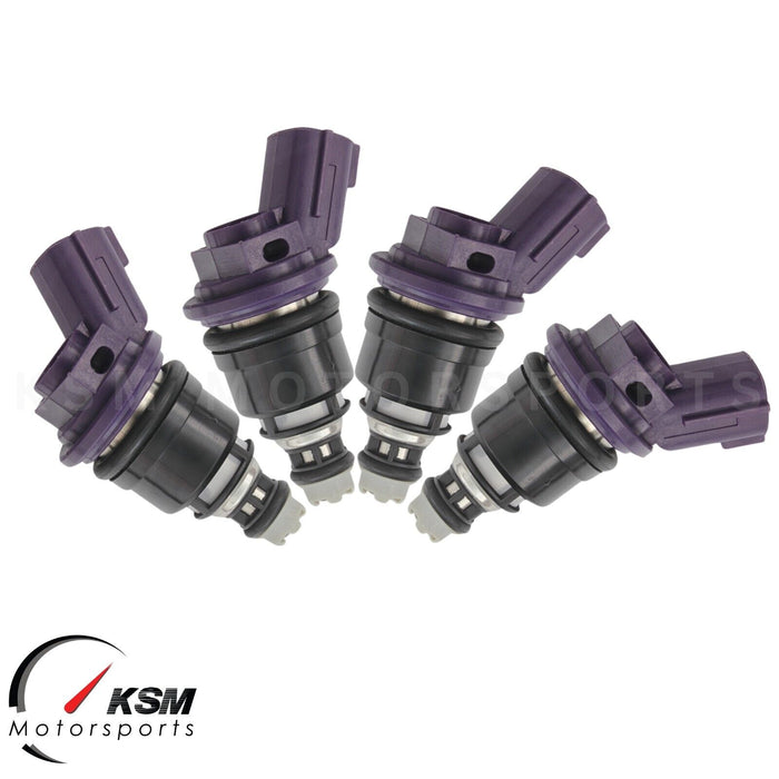 4 x 375 cc Kraftstoffeinspritzdüsen für Nissan 240SX Silvia KA24DE S13 S14 SR20DET A46-F32