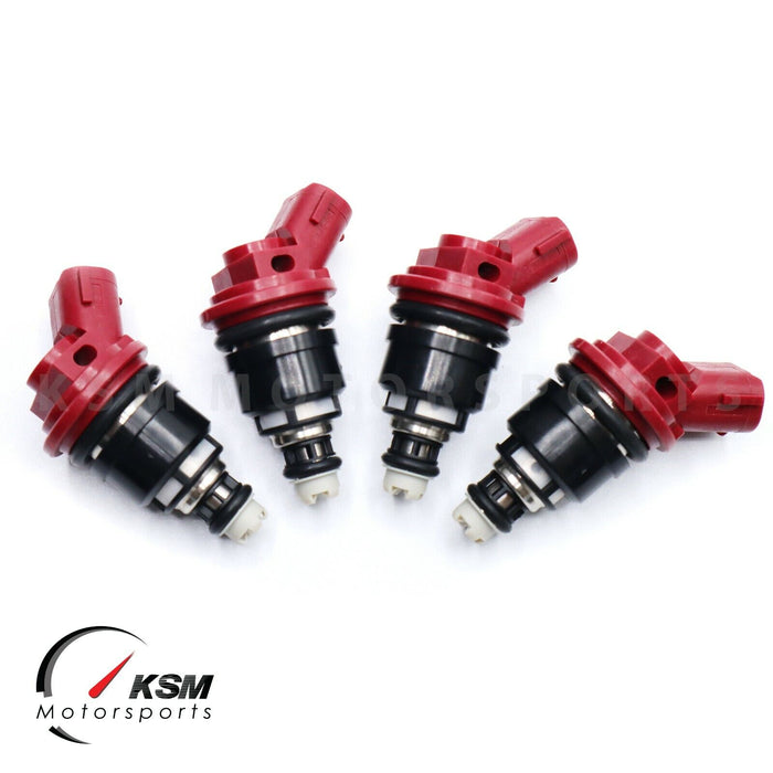 4 x 1400cc Side Feed Fuel Injectors FIT SUBARU WRX STI EJ20 EJ25 E85 fit JECS