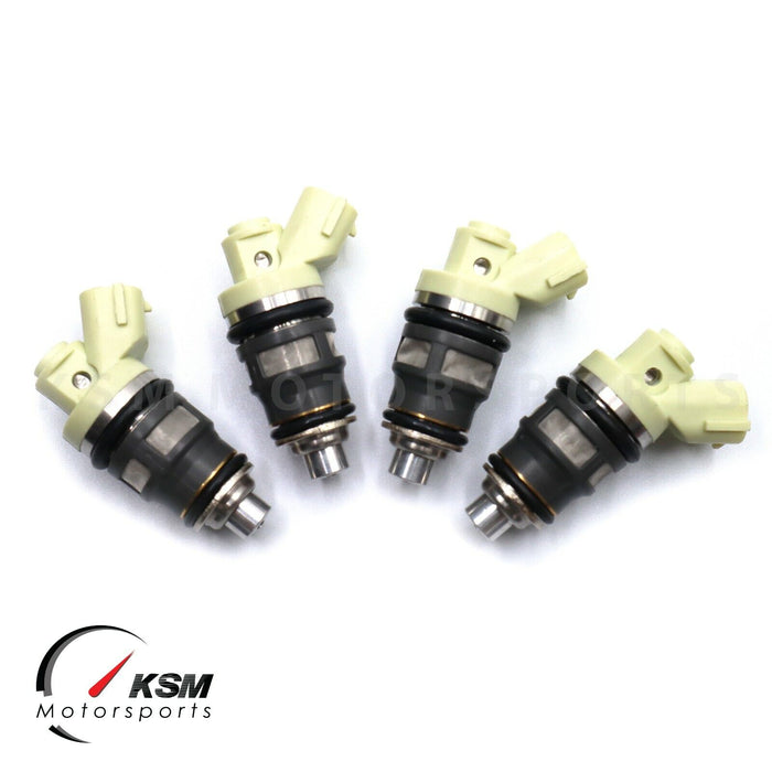 4 x 540cc 550cc fit DENSO FUEL INJECTORS for TOYOTA 3SGTE 4AGE 20V SIDE FEED