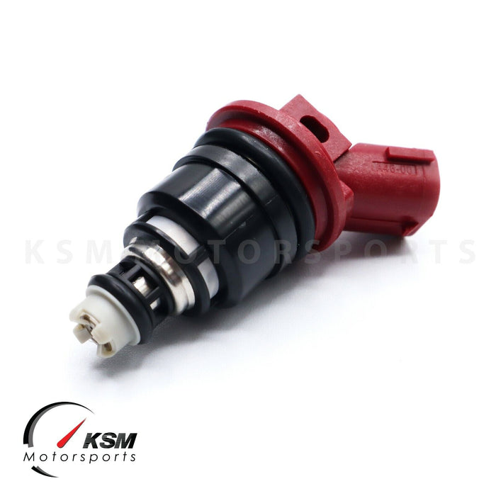 4 x 650cc Side Feed KSM Fuel Injectors fit JECS FOR SUBARU WRX STI EJ20 EJ25 E85