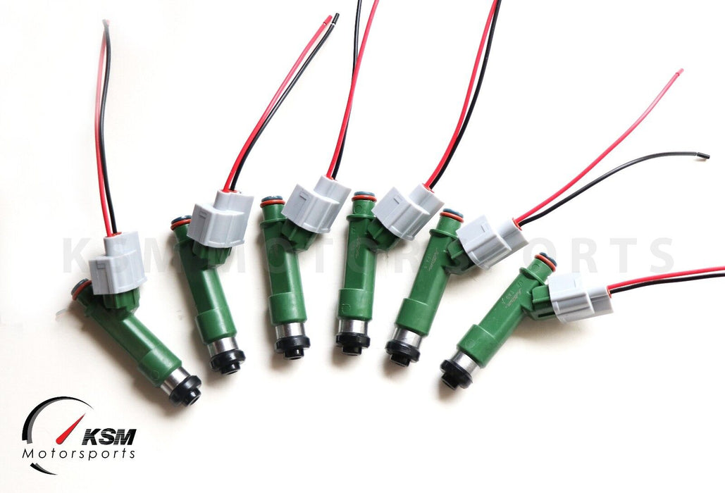 6 injecteurs de carburant 700 cc pour Toyota Nissan Mazda Honda 11 mm pour Denso Aisin E85. 