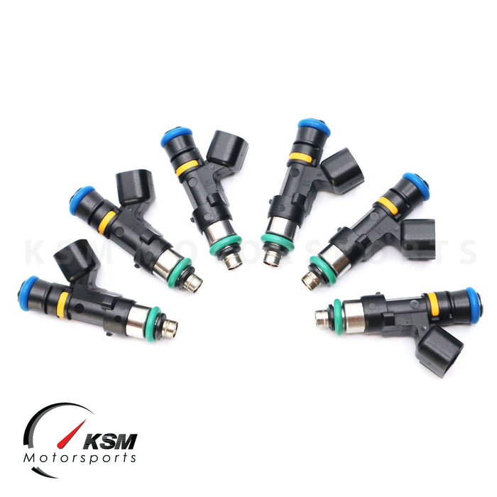 6 x 750cc fuel injectors for NISSAN SKYLINE R33 GTS-T RB25DET fit BOSCH EV14