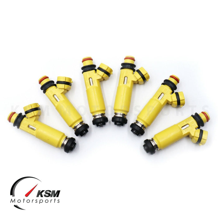 6 x 850cc Fuel injectors for TOYOTA 1FZ-FE LANDCRUISER FZJ78,79,105 LEXUS