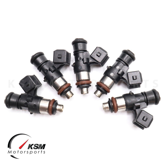 5 x 1650cc 157lb EV14 Short Fuel Injectors single hole for 0280158333 E85