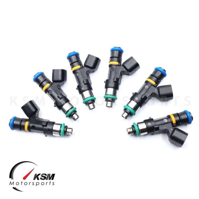 Set 6 x 850cc fuel injectors for NISSAN SKYLINE R33 GTS-T RB25DET FIT BOSCH EV14