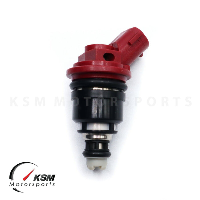 4 x 650cc Side Feed KSM Fuel Injectors fit JECS FOR SUBARU WRX STI EJ20 EJ25 E85