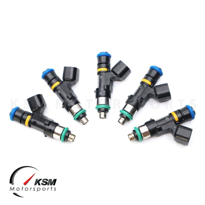 5 x 440cc fuel injectors for FORD FOCUS MK2 2.5T RS ST Fit BOSCH EV14 High Imp