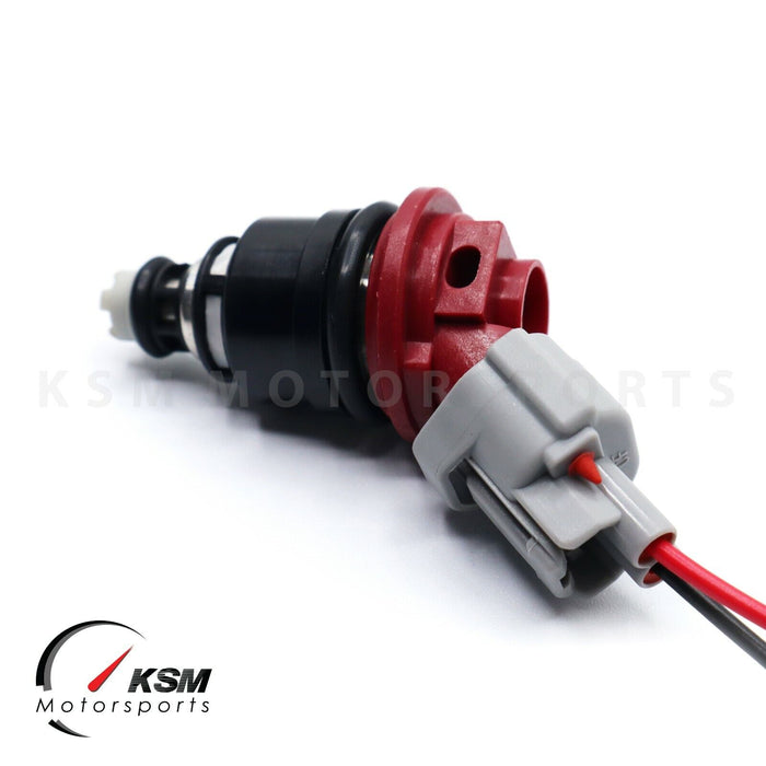 Sr20 Injectors 4 x 750cc Side Feed Fuel Injectors for NISSAN NISMO fit JECS SR20 S13 ...