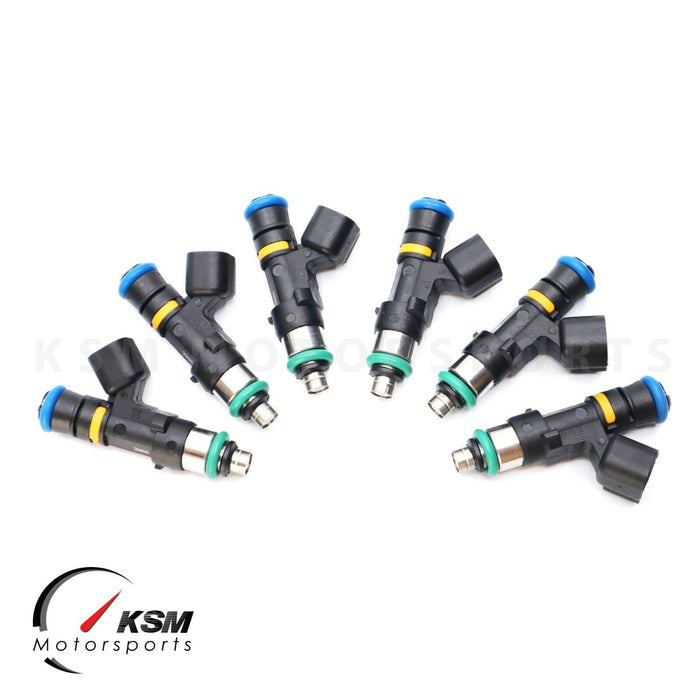 6 x 550cc fuel injectors for NISSAN SKYLINE R33 GTS-T RB25DET fit BOSCH EV14