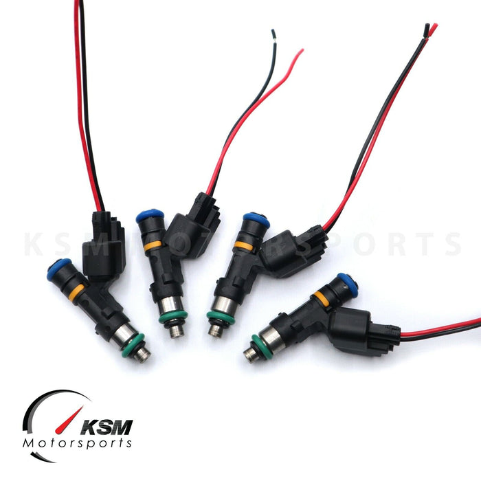 Set 4 1400cc Einspritzdüsen für MITSUBISHI EVO X 4B11T, passend für BOSCH EV14 Evolution 