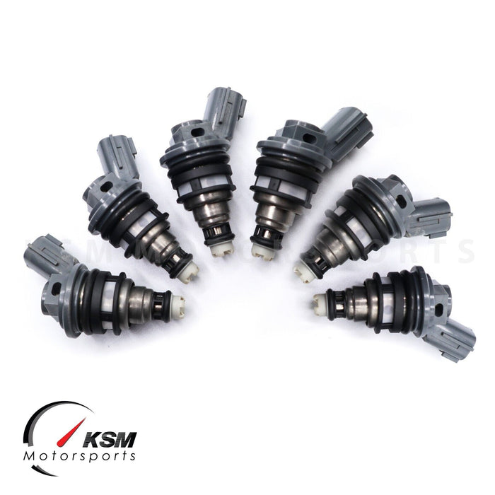 6 x Fuel Injectors 16600-21U01 for 90-96 Nissan 300ZX 3.0 V6 16600-67U01 370cc