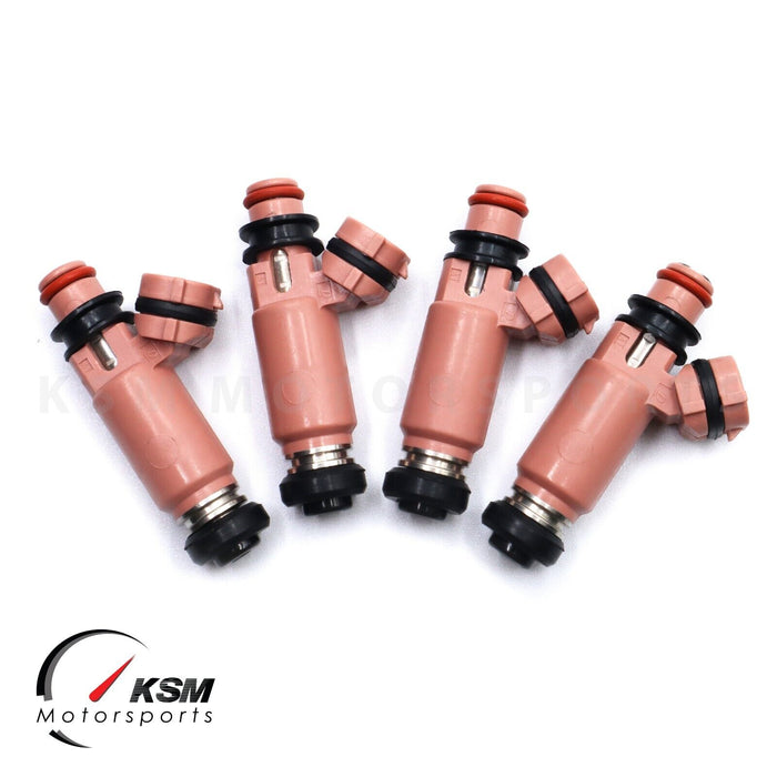 4 x OEM New Pink 565cc Fuel Injectors For Subaru STI WRX Forester 16611-AA370