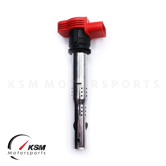 Set 6 performance Red Ignition coils for Audi A4 A6 Q7 Q5 S5 VW Touareg PORSCHE