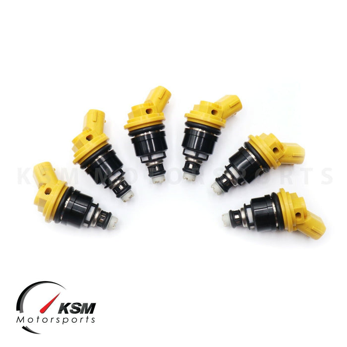 6 x 550cc 555cc Fuel Injectors for Nissan NISMO SKYLINE R33 GTS-T RB25DET E85