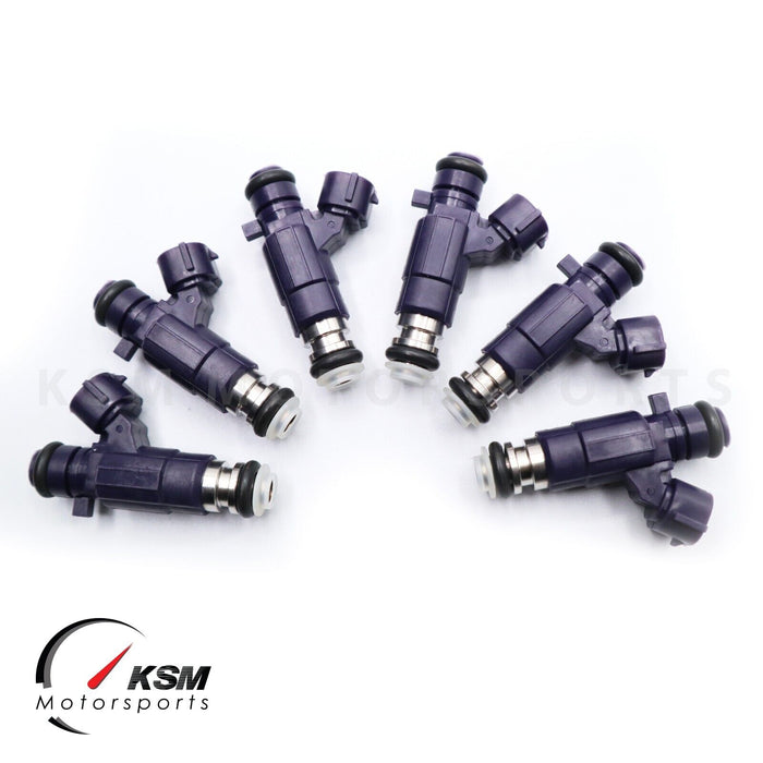 6 x Fuel Injectors FBJC100 For 350Z Maxima Pathfinder FX35 G35 I30 QX4 V6 3.5L