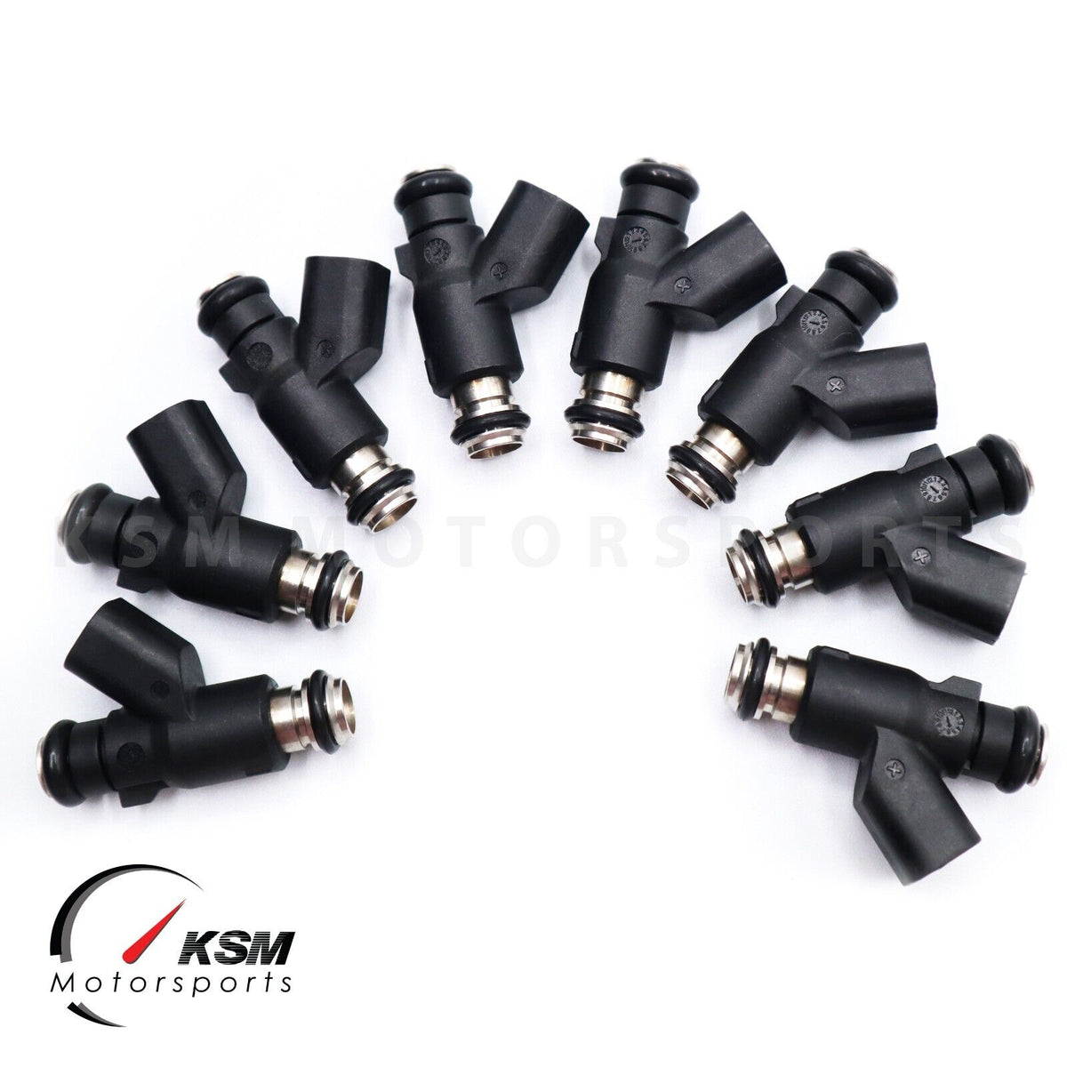 8 x 550cc Short Fuel Injectors fit Delphi for Commodore LS2 LS3 L77 L9 ...