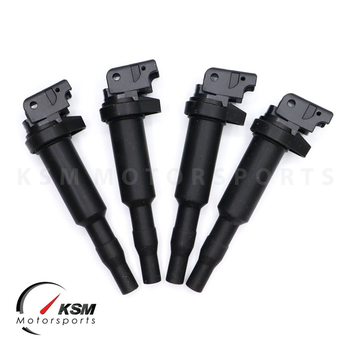 Set of 4 Updated Direct Ignition Coils 0221504470 for Mini Cooper R56 OEM