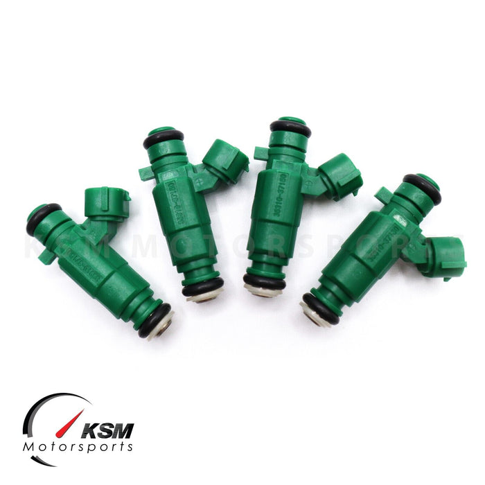 4 fuel injectors Fit Bosch 2006-2011 Hyundai Accent Kia Rio 1.6L I4 35310-37150