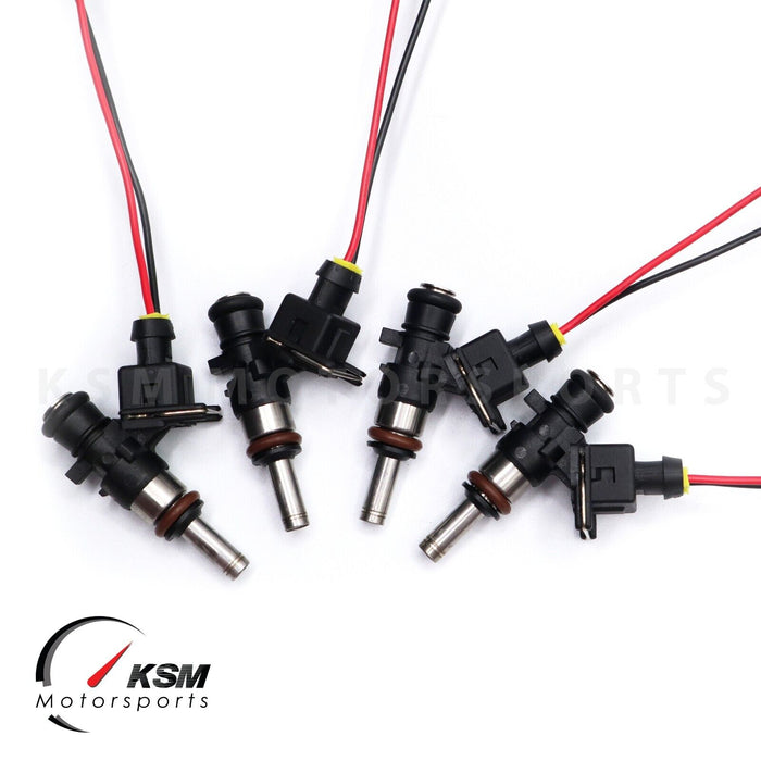 4 x 1300cc 124lb Fuel Injectors fit Bosch Nozzle Valve EV14KT 0280158040 Petrol