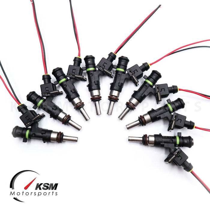 8 x Einspritzdüsen passend für Bosch 0280158123 1400 cc 133 lb lange Düse EV14ST E85 
