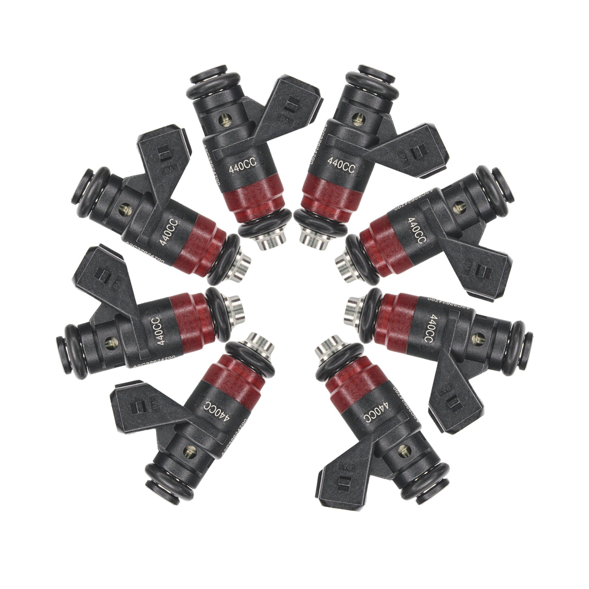 8 x 42lb 440cc fit Deka Compact Short Fuel Injectors FI114700 EV1 High ...
