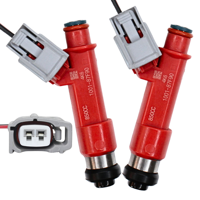 2 x 850cc Fuel Injectors For Mazda Rx8 Rx-8 13B rotary 1.3L turbo JDM RENESIS 2