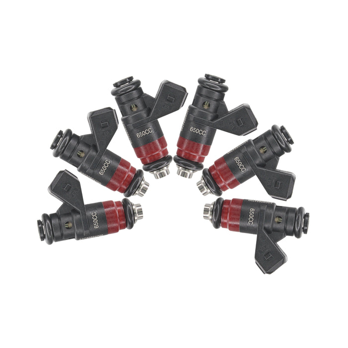 6 injecteurs de carburant courts compacts Deka 62 lb 650 cc FI114700 EV1 haute impédance 