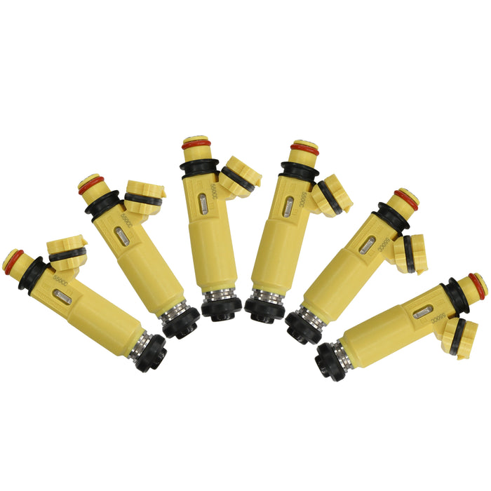 6 x 550cc Fuel injectors for TOYOTA 1FZ-FE LANDCRUISER FZJ78,79,105 LEXUS