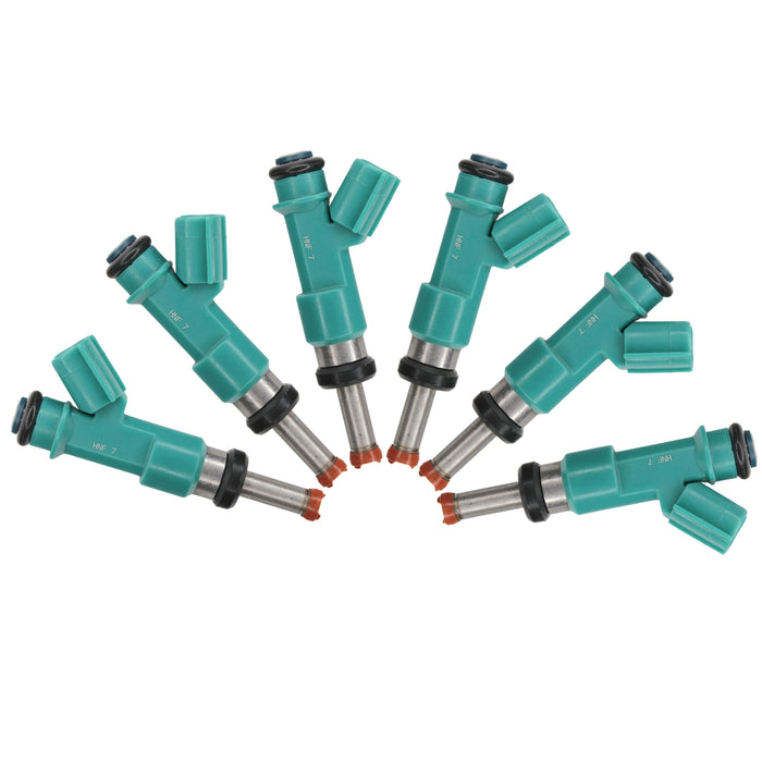6 x Fuel Injectors 12 hole for 23250-0P010 fit Lexus ES350 RX350 RX450H 3.5L V6