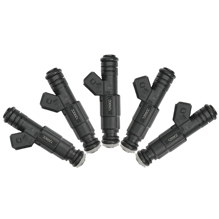 5 x 1200cc 114lb EV6 Fuel Injectors for VOLVO 850 2.5 TURBO S60 C70 EV1 plug E85