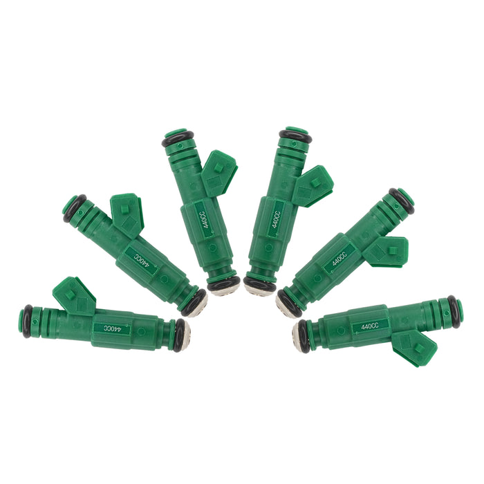 6 x 440cc 42LB EV1 Fuel Injectors for FORD GMC BMW V6 3.8L Turbo SHO 0280155968
