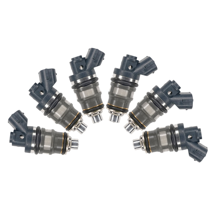 6 x 800cc FUEL INJECTORS For TOYOTA SUPRA JZA70 1JZGTE 1JZ SIDE FEED Fit DENSO
