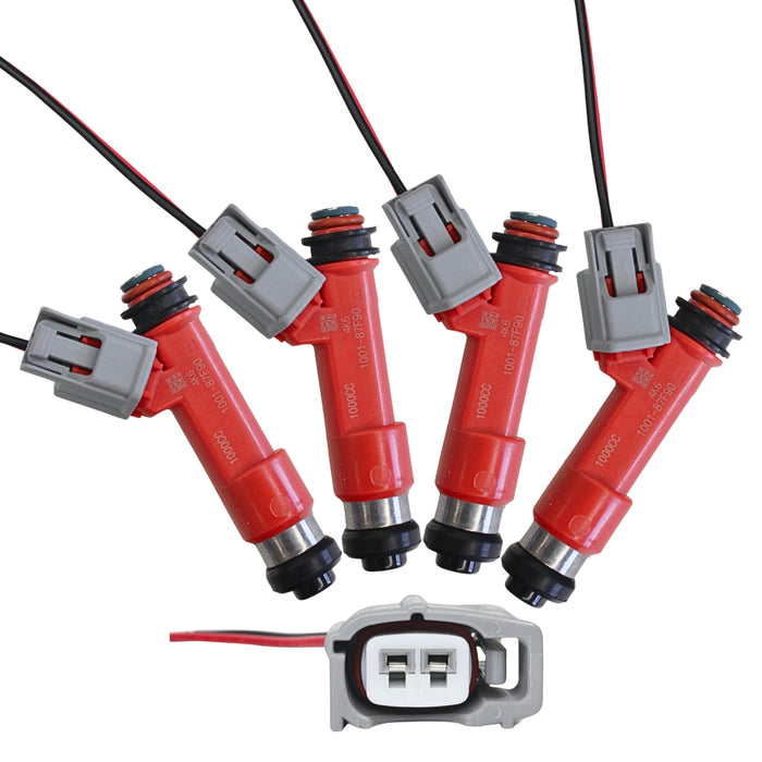 4 x 1000cc fit Denso FUEL INJECTORS For MAZDA RX8 13B ROTARY 1.3L TURBO