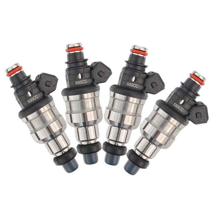 4 injecteurs de carburant 550 cc pour Honda OBD1 OBD2 B16 B18 B20 D15 D16 D18 F22 H22.