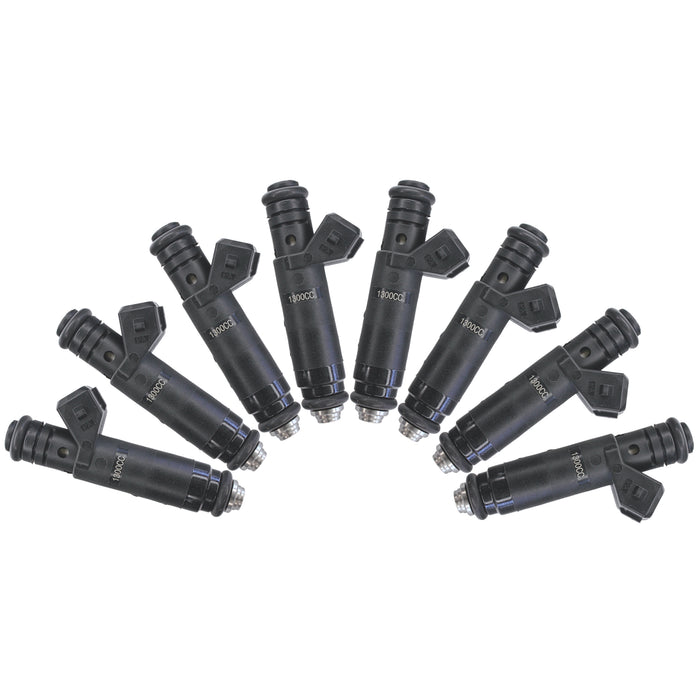 8 x Fuel Injectors 124lb 1300cc High Impedance Long Style FI114961 EV1 plug 60mm