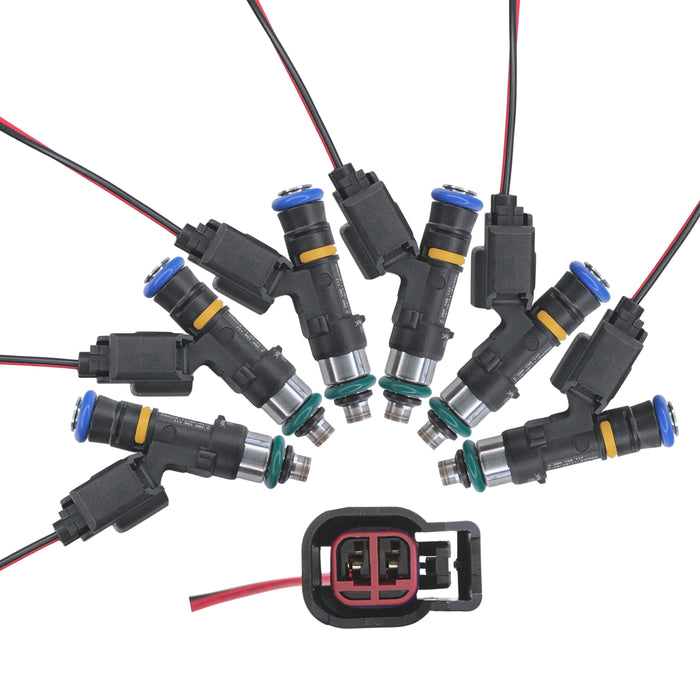 6 injecteurs de carburant 850 cc pour Nissan 350z 370z VQ35/VQ37 pour BOSCH EV14 E85.