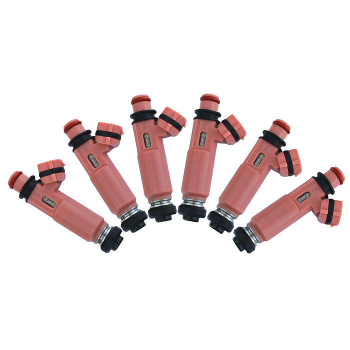 6x Fuel Injectors 23250-20030 for 02-08 LEXUS ES300 3.0L ES330 RX330 RX400h 3.3L