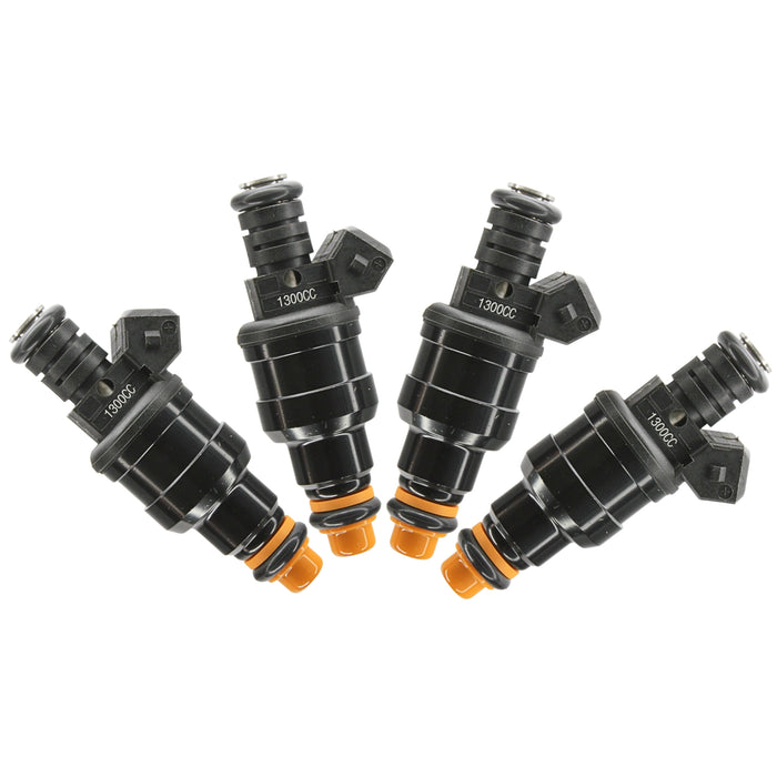4 x 1300cc 124LB Fuel Injectors Wide fit Bosch E30 S14 M10 Turbo DOHC TT