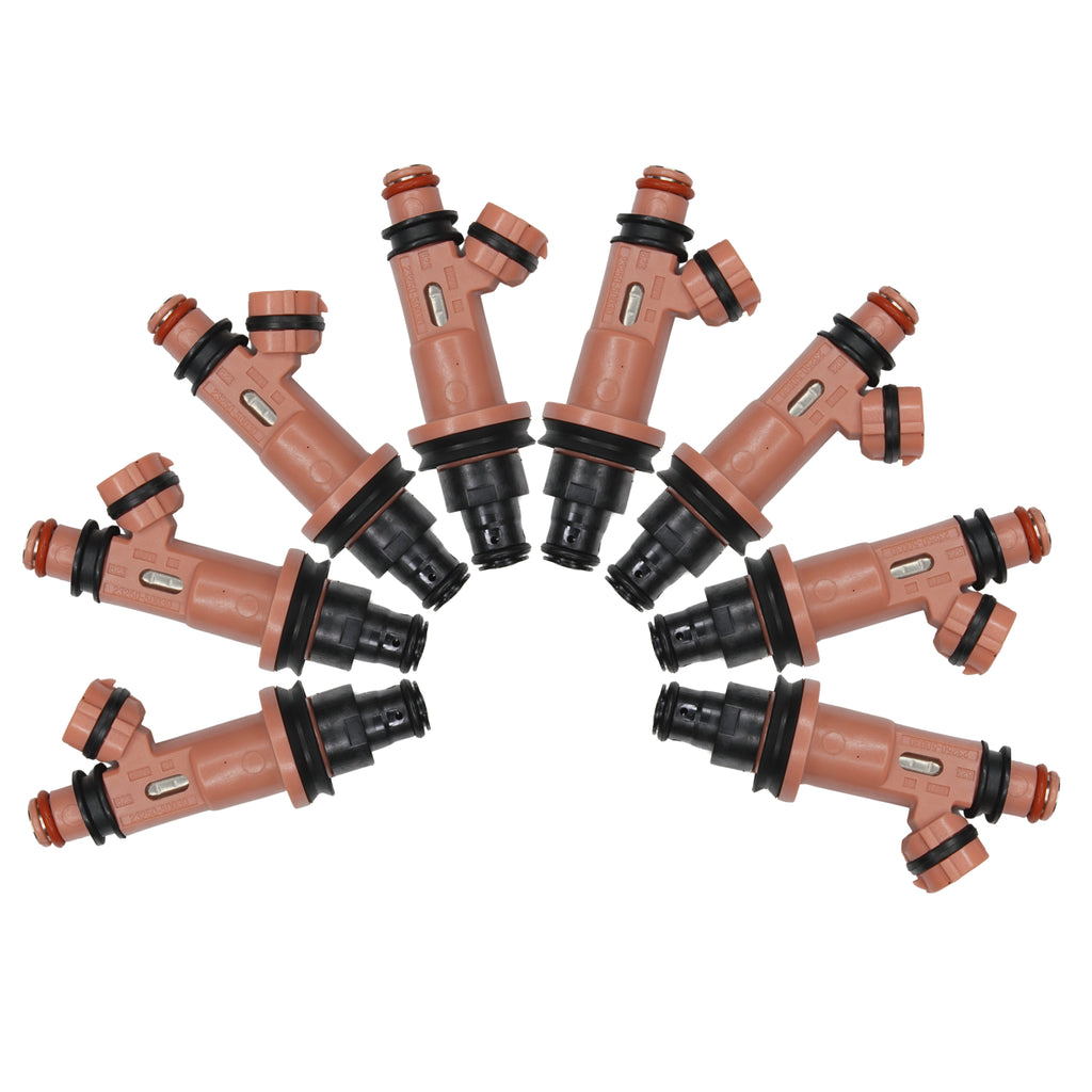8 x Fuel Injectors 23250-50030 for 1998-2010 Lexus 4.0L 4.3L V8