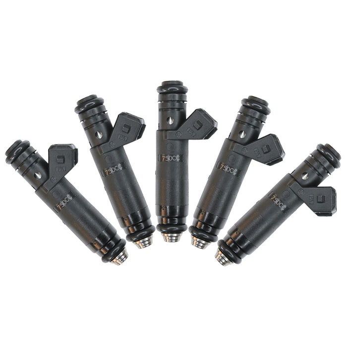 5 750cc 72lb fit Siemens Deka EV1 Fuel Injectors For Audi VW RS2 S2 Volvo e85