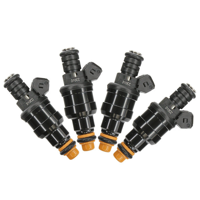 4 x 310 cc 30LB Einspritzdüsen, breite Passform für Bosch E30 S14 M10 Turbo DOHC TT 