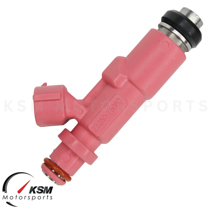 4 x Fuel injectors 23250-75080 for 98-04 Toyota Tacoma 4Runner 2.4 2.7L L4 3RZFE