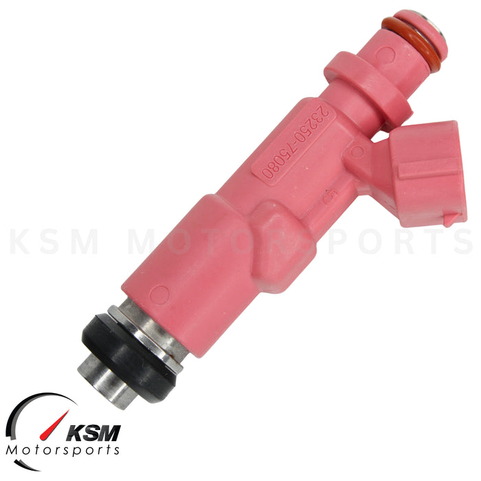 4 x Fuel injectors 23250-75080 for 98-04 Toyota Tacoma 4Runner 2.4 2.7L L4 3RZFE