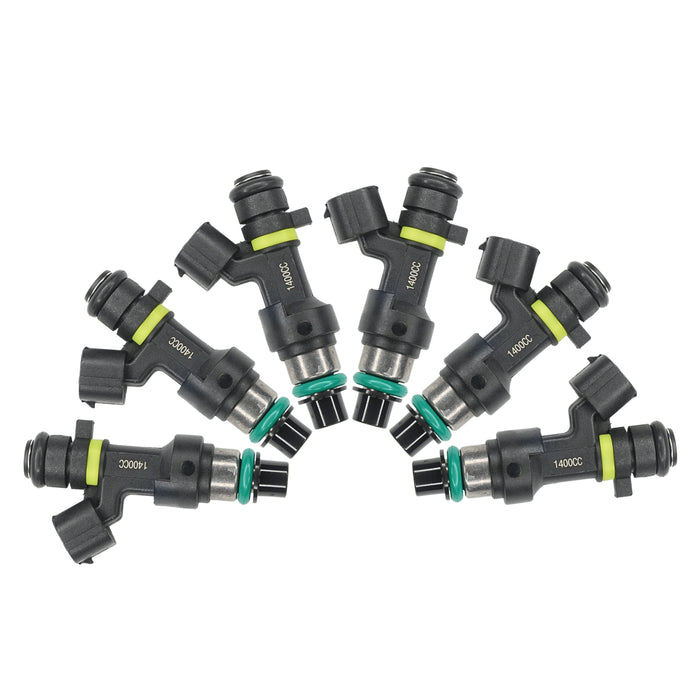 6x injecteurs de carburant 1400cc pour NISSAN NISMO SKYLINE R34 RB25DET NEO ER34 fit DENSO 