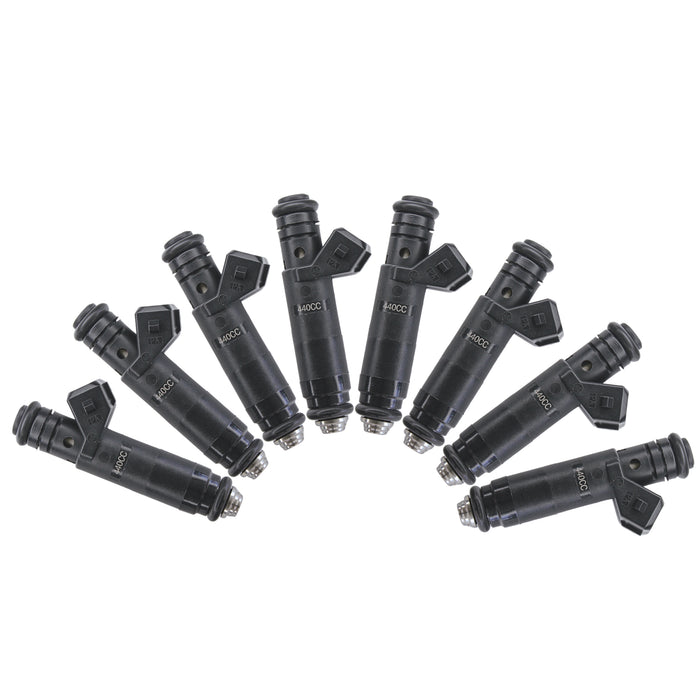 8 x 440cc fit Siemens Deka 42lb Fuel Injectors EV1 Chevy Ford LS1 LT1 LSX V8 E85