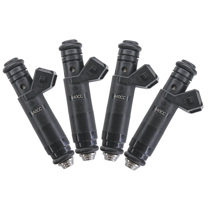 4 x Fuel Injectors 42lb 440cc High Impedance Long Style FI114961 EV1 plug 60mm