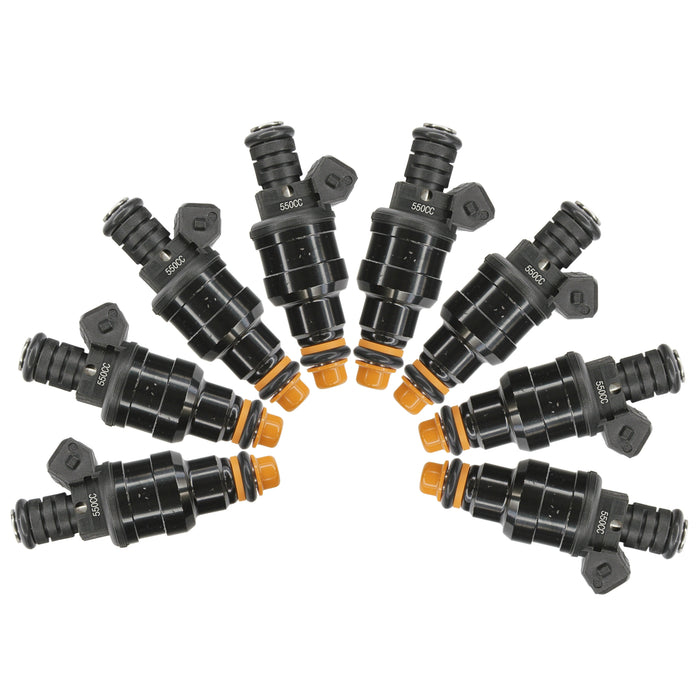 8 x 550cc 52LB EV1 Fuel Injectors for GM LT1 LS1 LS6 Ford Mustang SOHC DOHC BMW